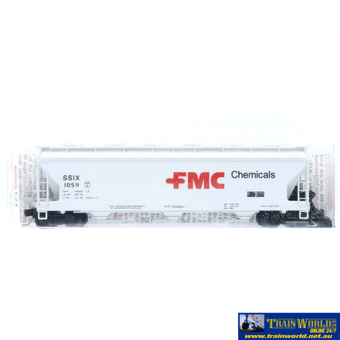 SSH-909 Used Goods Micro Trains Lines 3 Bay Centerflow Hopper FMC N Scale - Rolling Stock