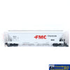 SSH-909 Used Goods Micro Trains Lines 3 Bay Centerflow Hopper FMC N Scale - Rolling Stock