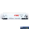 SSH-911 Used Goods Micro Trains Lines 3 Bay Centerflow Hopper FMC N Scale - Rolling Stock