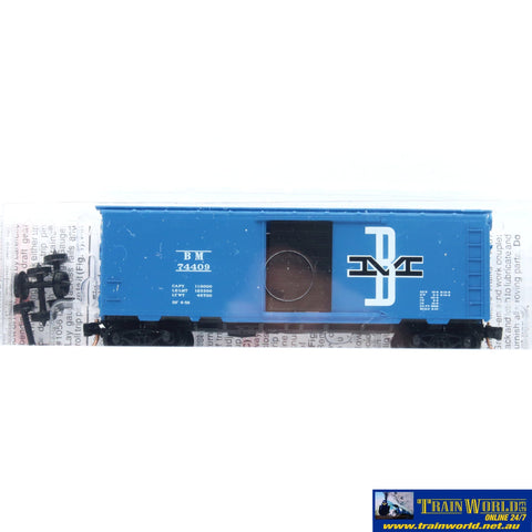 SSH-928 Used Goods Micro Trains Lines 40’ Boxcar B&M N Scale - Rolling Stock