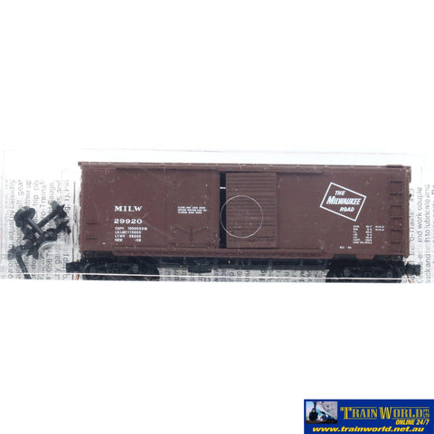 SSH-972 Used Goods Micro Trains Lines 40’ Boxcar Milwaukee N Scale - Rolling Stock