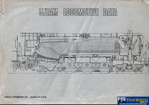 Steam Locomotive Data -Used- (Ubnd-0349S) Reference