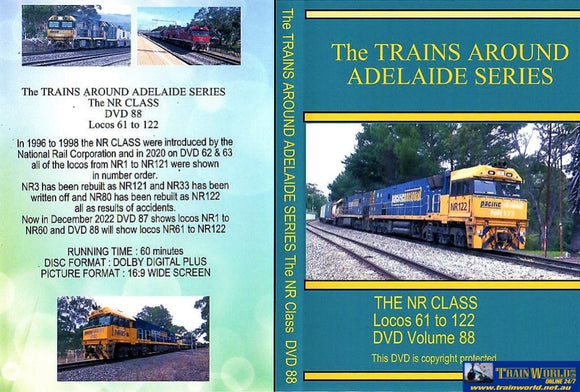 Taa-088 Trains Around Adelaide Series The Nr Class Locos 61 To 122 Dvd Cdanddvd