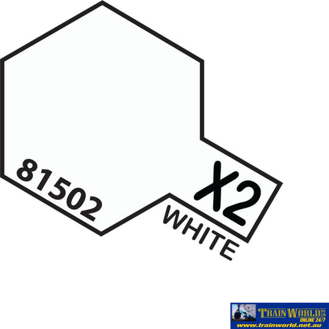 Tam-T81502 Tamiya Acrylic (Water) Paint Mini Gloss X-1 White 10Ml Glueandpaint