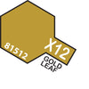 Tam-T81512 Tamiya Acrylic (Water) Paint Mini Gloss X-12 Gold Leaf 10Ml Glueandpaint