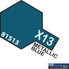 Tam-T81513 Tamiya Acrylic (Water) Paint Mini Gloss X-13 Metallic Blue 10Ml Glueandpaint