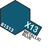Tam-T81513 Tamiya Acrylic (Water) Paint Mini Gloss X-13 Metallic Blue 10Ml Glueandpaint