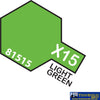 Tam-T81515 Tamiya Acrylic (Water) Paint Mini Gloss X-15 Light Green 10Ml Glueandpaint
