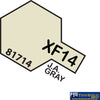 Tam-T81714 Tamiya Acrylic (Water) Paint Mini Flat Xf-14 J.a Grey 10Ml Glueandpaint