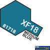 Tam-T81718 Tamiya Acrylic (Water) Paint Mini Flat Xf-18 Medium Blue 10Ml Glueandpaint