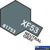 Tam-T81753 Tamiya Acrylic (Water) Paint Mini Flat Xf-53 Neutral Grey 10Ml Glueandpaint