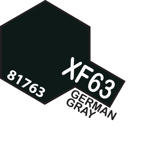 Tam-T81763 Tamiya Acrylic (Water) Paint Mini Flat Xf-63 German Grey 10Ml Glueandpaint