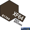 Tam-T81764 Tamiya Acrylic (Water) Paint Mini Flat Xf-64 Red Brown 10Ml Glueandpaint