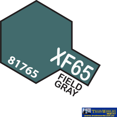 Tam-T81765 Tamiya Acrylic (Water) Paint Mini Flat Xf-65 Field Grey 10Ml Glueandpaint