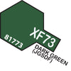 Tam-T81773 Tamiya Acrylic (Water) Paint Mini Flat Xf-73 Dark Green (Jgsdf) 10Ml Glueandpaint