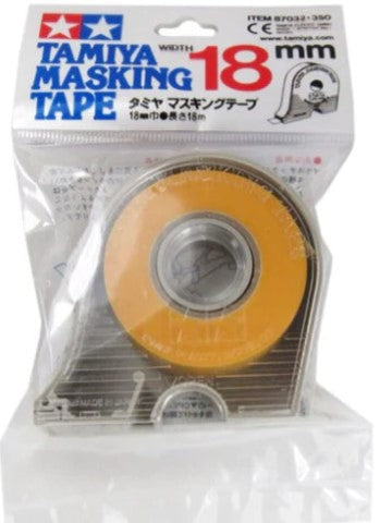 Tam-T87032 Tamiya Masking Tape 18Mm-Width With Dispenser (8M-Length) Glueandpaint