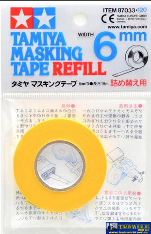Tam-T87033 Tamiya Masking Tape Refill 6Mm-Width (18M-Length) Glueandpaint