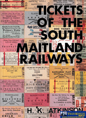 Tickets of the South Maitland Railways -Used- (UBNB-0704S) Reference