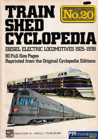 Train Shed Cyclopedia #20 -Used- (UB3B-1337S) Reference