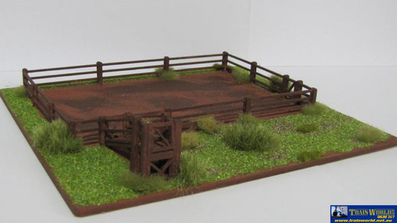 Tsm - Sm1001 Trackside Models Ho Scale – Laser Cut “Cattle Yard And Loading Ramp” Structures