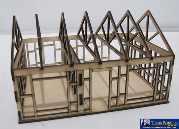 Tsm - Sm1012 Trackside Models Ho Scale – Laser Cut “The House Under Construction” Structures