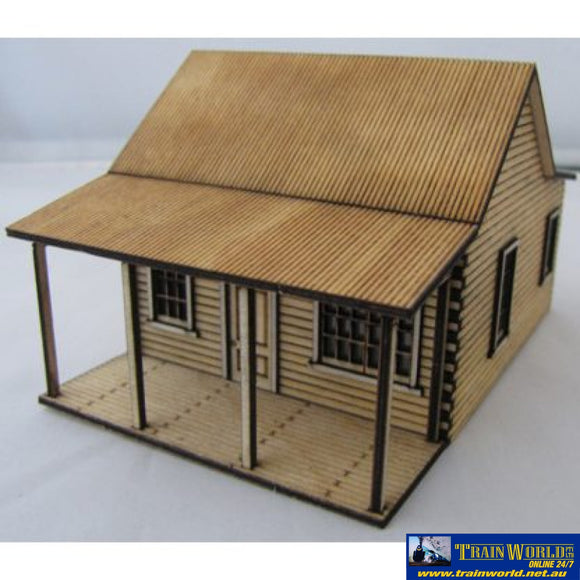 Tsm - Sm1037 Trackside Models Ho Scale – Laser Cut “Sawtooth Cottage” Structures