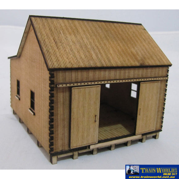 Tsm - Sm1045 Trackside Models Ho Scale – Laser Cut “The Sawtooth Shed” Structures