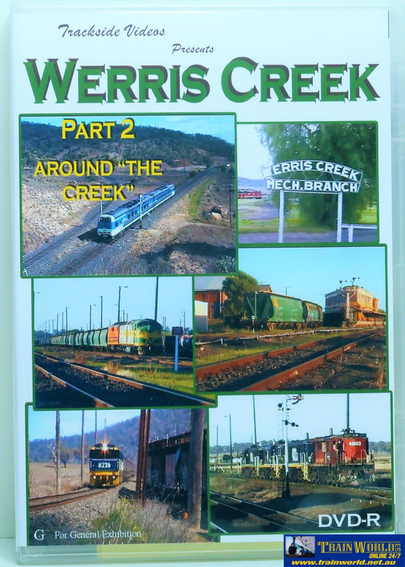 Tsv-025 Trackside Videos Dvd Werris Creek Part 2 (Around Creek) Cdanddvd
