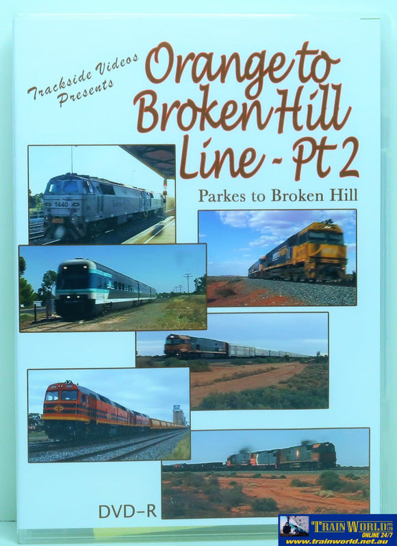 Tsv-043 Trackside Videos Dvd Orange To Broken Hill Pt 2 (Parkes Hill) Cdanddvd