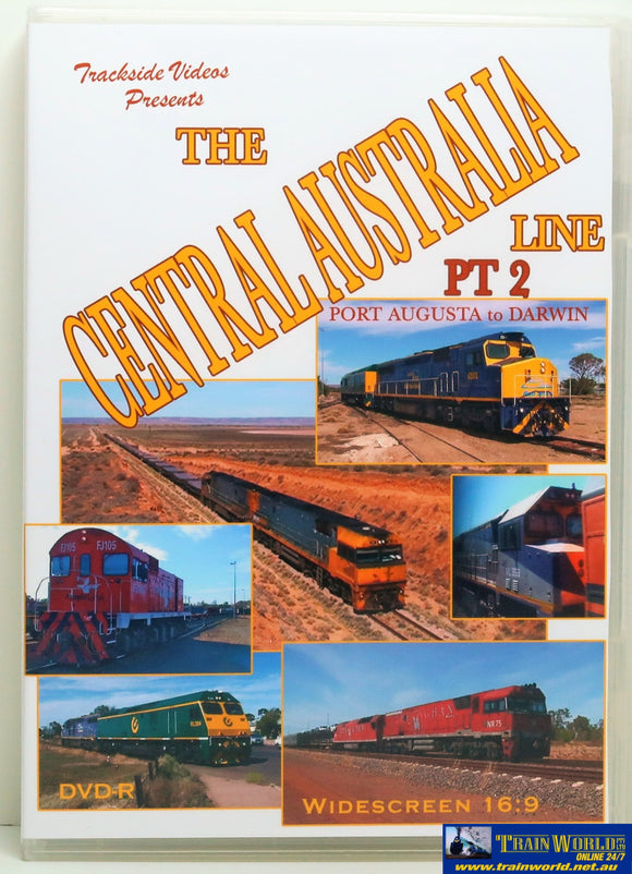 Tsv-051 Trackside Videos Dvd Central Australia Line Pt 2 (Port Augusta To Darwin) Cdanddvd