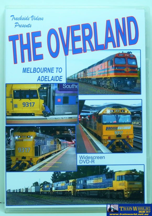 Tsv-100 Trackside Videos Dvd The Overland Melbourne To Adelaide Cdanddvd