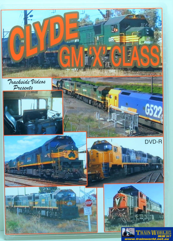 Tsv-123 Trackside Videos Dvd Clyde Gm X Class Cdanddvd
