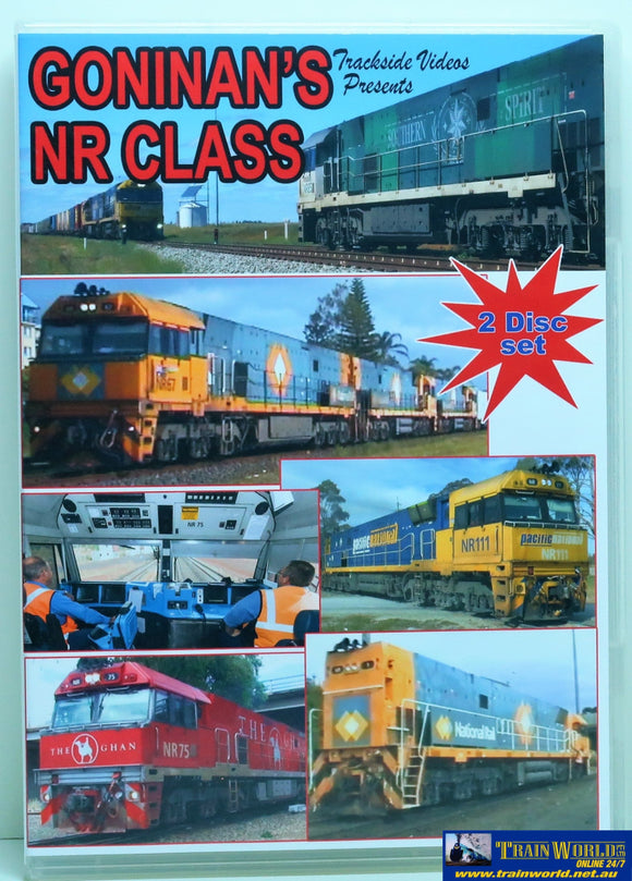 Tsv-174 Trackside Videos Dvd Goninans Nr Class Locomotives Cdanddvd