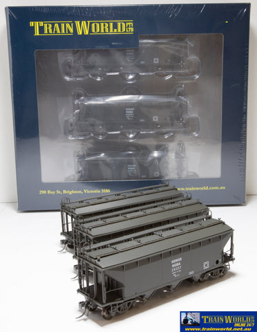 Twm-P51 Train World Ngba Grain Hoppers Nswgr #32117 29337 & 28875 (3-Pack) Ho Scale Rolling Stock