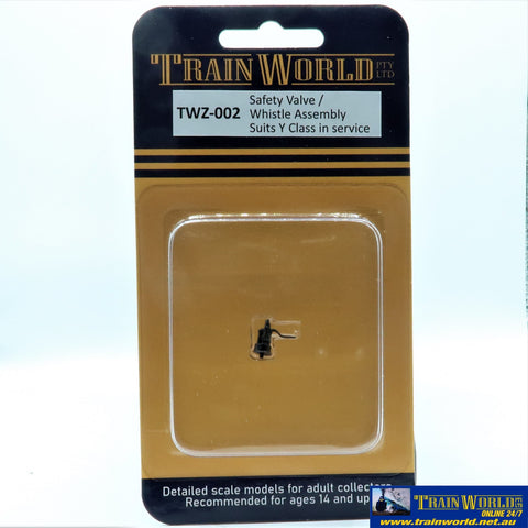 TWZ-002 Train World Safety Valve / Whistle Assembly Suits Y Class in Service HO Scale. Part
