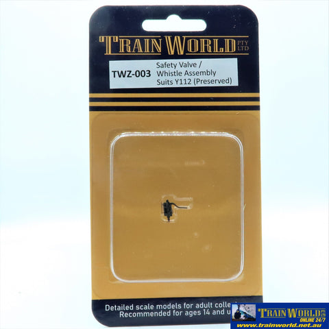TWZ-003 Train World Safety Valve / Whistle Assembly Suits Y 112 as preserved HO Scale. Part