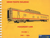 Union Pacific Railroad - Passenger Cars Vol 1 -Used- (UB3B-1169S) Reference
