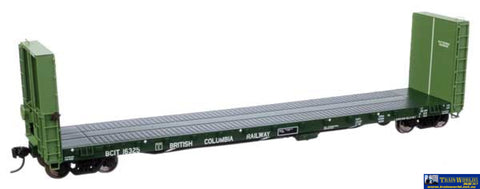 WAL-104343 Walthers-Proto 50’ CC&F Bulkhead Flatcar British Columbia BCIT #16325 HO-Scale Rolling Stock