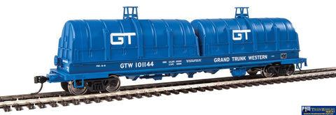 Wal-105225 Walthers-Proto 50 Evans Cushion Coil Car Grand Trunk Western Ho Scale Rolling Stock