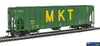 Wal-106164 Walthers-Proto 58 Evans 4780 Cu Ft 3-Bay Covered Hopper M-K-T Ho Scale Rolling Stock