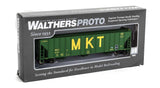 Wal-106164 Walthers-Proto 58 Evans 4780 Cu Ft 3-Bay Covered Hopper M-K-T Ho Scale Rolling Stock