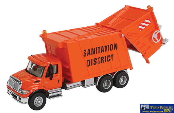 Wal-11770 Walthers Scenemaster International(R) 7600 Garbage Truck - Assembled Ho Scale Vehicle