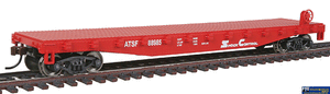 Wal-1605 Walthers-Trainline Flat Car Santa Fe Ho Scale Rolling Stock