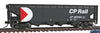 Wal-1656 Walthers-Trainline Offset Hopper Canadian Pacific Ho Scale Rolling Stock