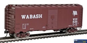 Wal-1673 Walthers-Mainline 40 Wabash 1944 Boxcar Ho Scale Rolling Stock