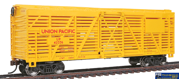 Wal-1680 Walthers-Trainline Union Pacific 40 Stock Car - Ready To Run Ho Scale Rolling