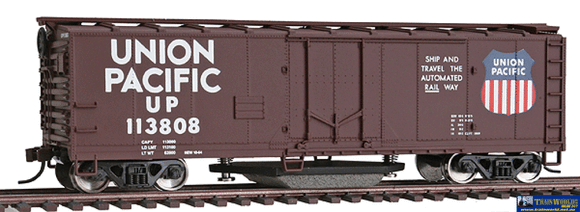 Wal-1756 Walthers-Mainline 40 Union Pacific Plug-Door Track Cleaning Boxcar - Ready To Run Ho Scale