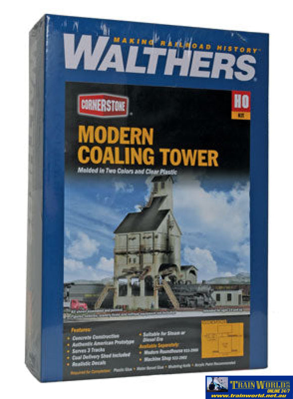 Wal-2903Z Walthers Cornerstone Kit Modern Coaling Tower Ho Scale Structures