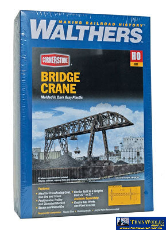 Wal-2906 Walthers Cornerstone Kit Bridge Crane Ho Scale Structures