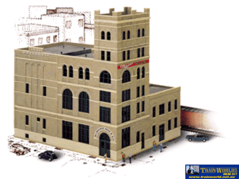 Wal-3024 Walthers Cornerstone Kit Milwaukee Beer & Ale Brewery Ho Scale Structures